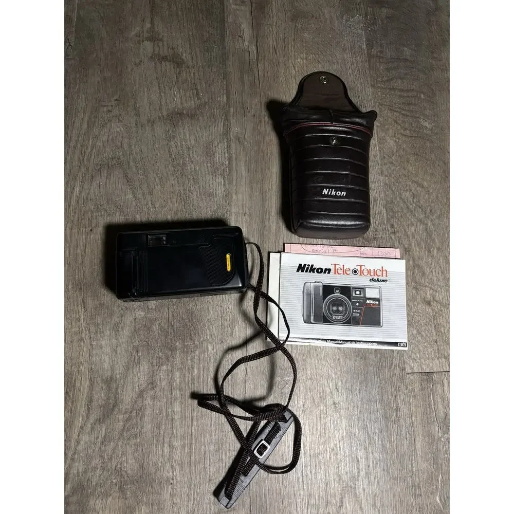 Nikon Tele Touch 300 AF Point & Shoot 35mm Film Camera 35-55mm Macro Lens